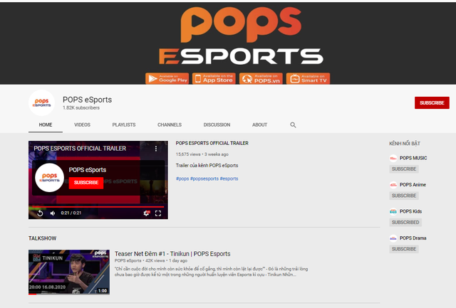 POPS chính thức ra mắt POPS eSports và loạt chương trình hấp dẫn