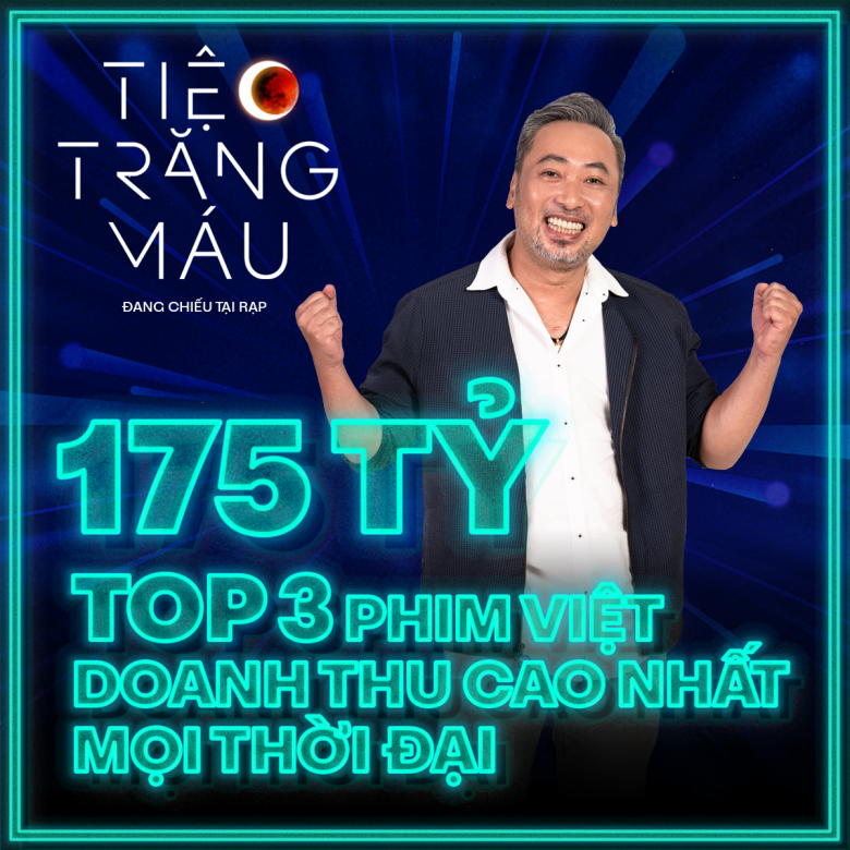 Tiệc Trăng Máu hốt về 175 tỷ đồng, lọt top 3 phim Việt ăn khách nhất mọi thời đại