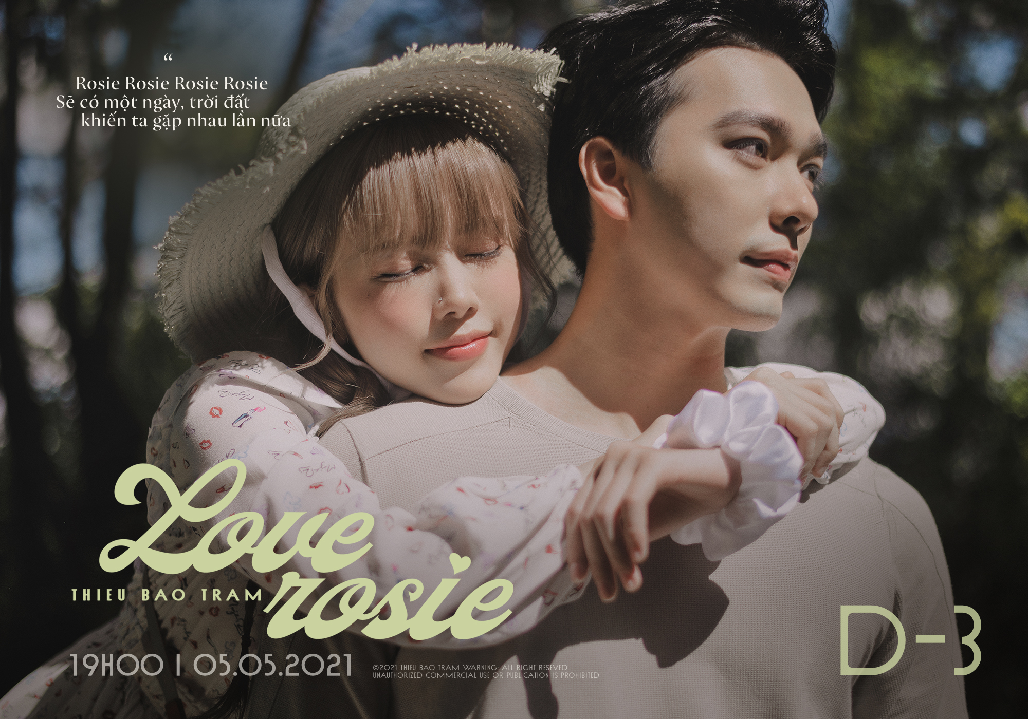 Thiều Bảo Trâm “tình bể bình” trai đẹp Hải Nam trong teaser MV chính thức của “Love Rosie”