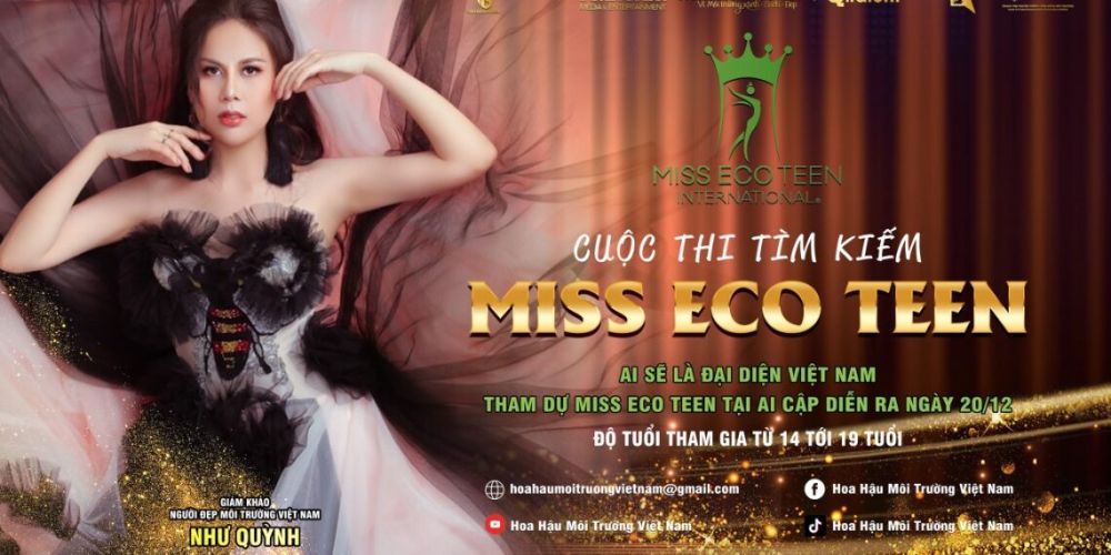 Gương mặt đại diện Việt Nam tham dự "Miss Eco Teen” sẽ nhận phần thưởng 50 triệu đồng