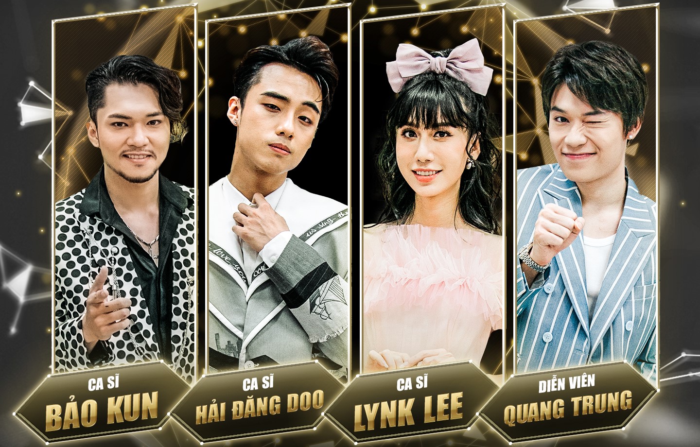 Quang Trung, Lynk Lee, Hải Đăng Doo, Bảo Kun xác nhận tham gia show âm nhạc Cùng Hát Lên Nào