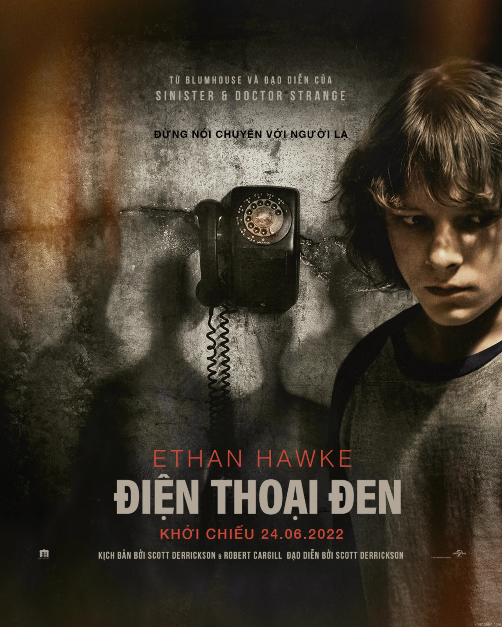  Ethan Hawke “đối đầu” cặp đôi sao nhí trong THE BLACK PHONE 