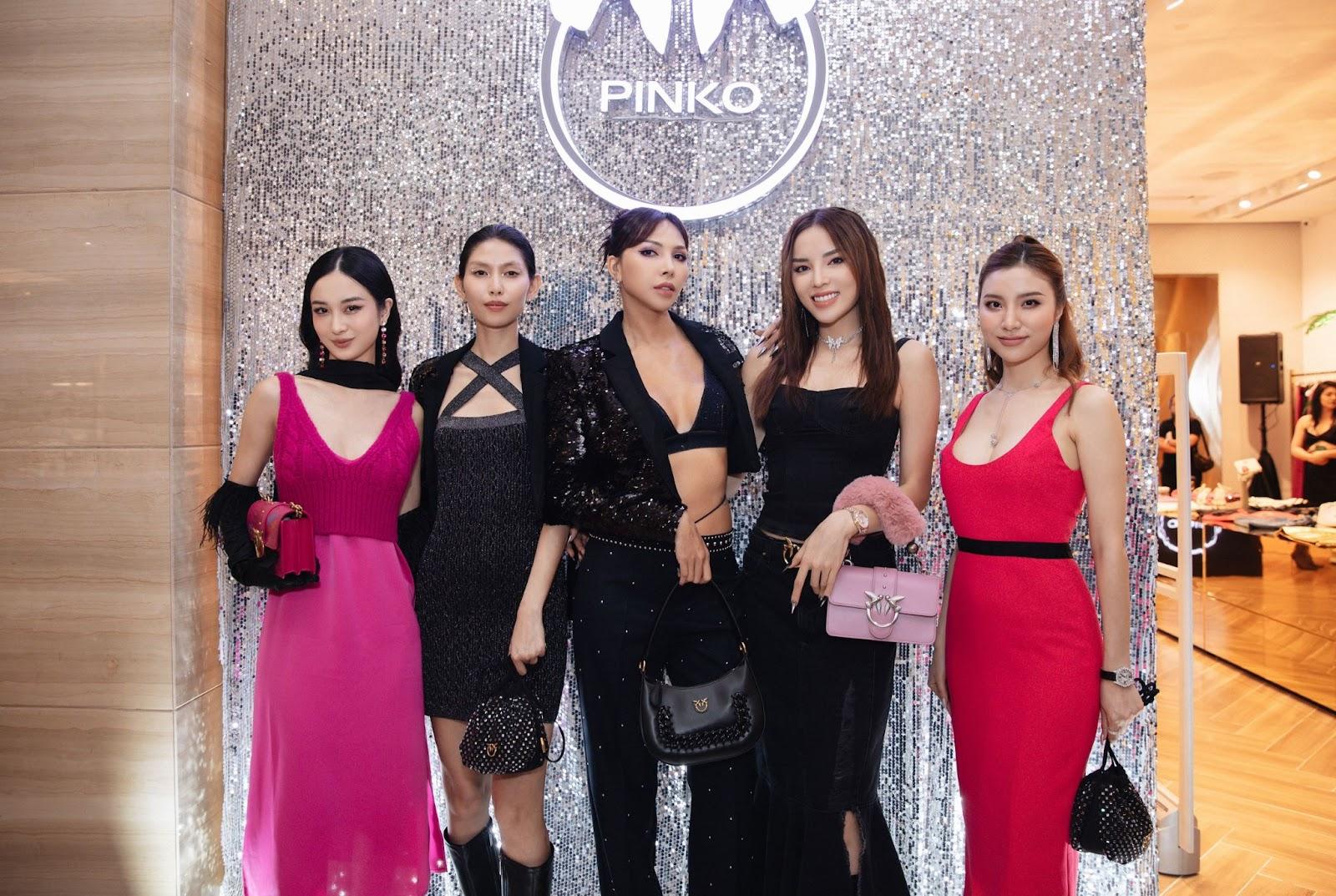 Hoa hậu Kỳ Duyên sánh đôi Minh Triệu cùng Jun Vũ, Hạnh Sino lộng lẫy tham dự tiệc phong cách Ý 