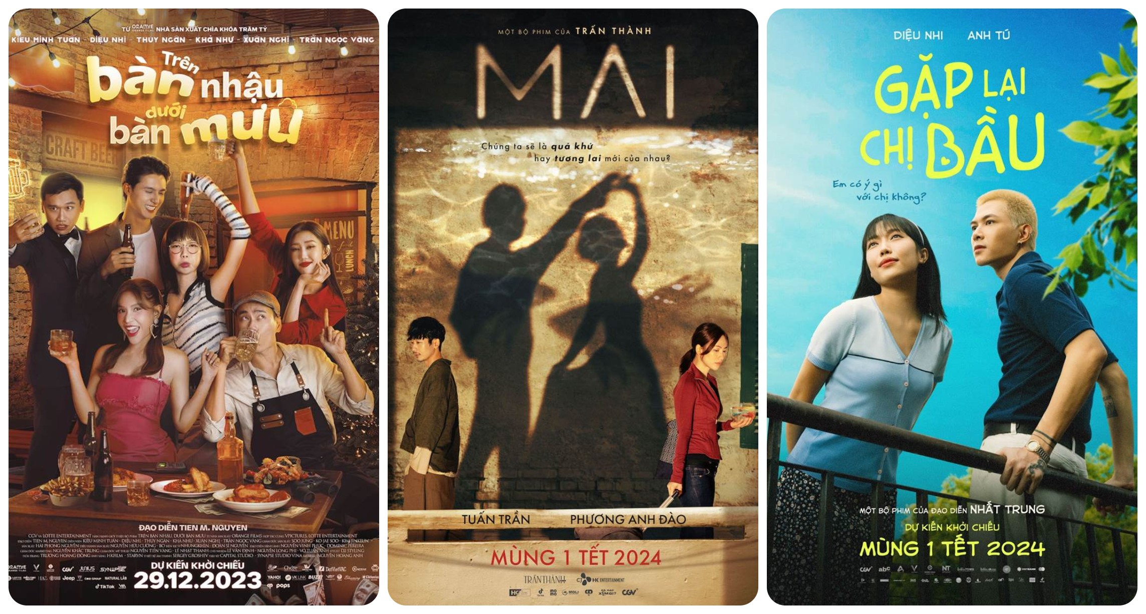  Dàn phim Việt tranh rạp chiếu dịp cuối năm 2023 