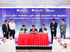 DatVietVAC, DatVietOOH và NTT DOCOMO, Inc. hợp tác thành lập Liên doanh Vie Board