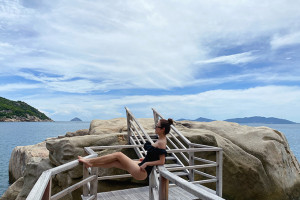 Hoa hậu Jennifer Phạm nghỉ dưỡng tại resort sang chảnh