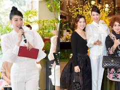Hoa hậu Hà Kiều Anh lần đầu làm MC tại Hoàng Nam Group