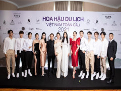 Dàn hoa hậu, á hậu đọ dáng tại họp báo Hoa hậu Du lịch Việt Nam Toàn cầu 2021
