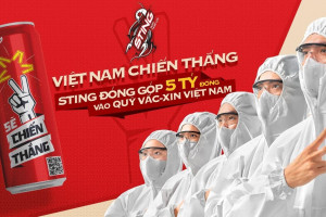 “Sting - Sẽ Chiến Thắng” đóng góp 5 tỷ đồng vào Quỹ Vắc-xin phòng Covid-19 Việt Nam