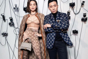 Hồ Ngọc Hà cùng Trấn Thành đi dự triển lãm thời trang của Gucci