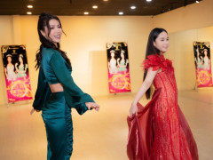 Minh Tú huấn luyện catwalk cho Miss Eco Teen Việt Nam Vũ Huyền Diệu