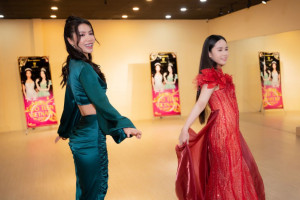 Minh Tú huấn luyện catwalk cho Miss Eco Teen Việt Nam Vũ Huyền Diệu