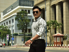 Quán quân Người mẫu Thể Hình Việt Nam Hữu Anh diện đẹp xuống phố 