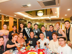 Nam vương Phi Việt, Á vương Hữu Anh mở tiệc mừng sau khi đăng quang 