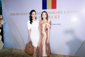 Dàn sao Việt đổ bộ dự lễ tái nhậm chức Lãnh sự danh dự Romania của Lý Nhã Kỳ 