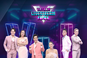 Lê Dương Bảo Lâm và siêu mẫu Võ Hoàng Yến làm giám khảo Vietnam Livestream Idol