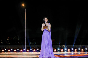 Lê Đình Minh Ngọc làm MC chương trình nhạc nước lớn nhất Đông Nam Á