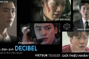 Lee Jong Suk đặt bom uy hiếp đàn anh Kim Rae Won trong trailer “DECIBEL - Âm Lượng Hủy Diệt”