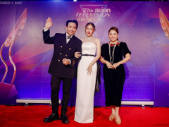 Trấn Thành, Lê Giang, Uyển Ân nổi bật trên thảm đỏ Asian TV Awards 
