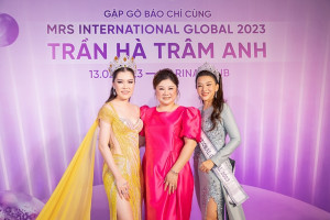 Hoa hậu Trần Hà Trâm Anh xuất hiện lộng lẫy sau 1 tháng đăng quang Mrs International Global 2023