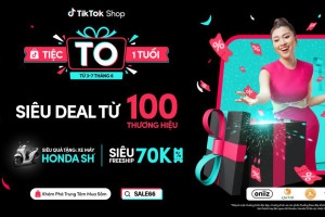 TikTok Shop khởi động chương trình Tiệc To 01 Tuổi  