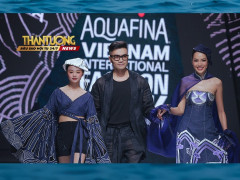 Lê Hoàng Phương diện thiết kế Vũ Việt Hà kết màn Tuần lễ thời trang Quốc tế Việt Nam 2023