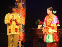 NS Minh Nhí và NS Lê Quốc Nam giúp Ku Vàng hoàn thành tốt vai diễn đầu tiên