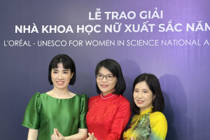 Lễ trao Giải thưởng Nhà Khoa học nữ xuất sắc năm 2023