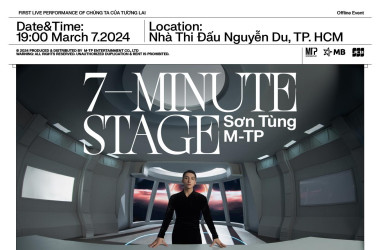 Cơ hội gặp mặt trực tiếp Sơn Tùng M-TP tại show diễn "7-MINUTE STAGE"